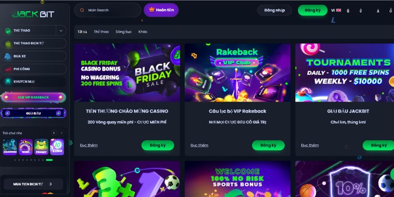 Jackbit – Khám Phá Những Trò Chơi Thú Vị Với Ưu Đãi Hấp Dẫn Giới thiệu chi tiết về sân chơi cá cược jackbit