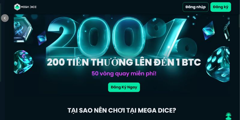 Megadice - Trải Nghiệm Những Tựa Game Hết Sức Hấp Dẫn Đôi nét về sân chơi trực tuyến megadice