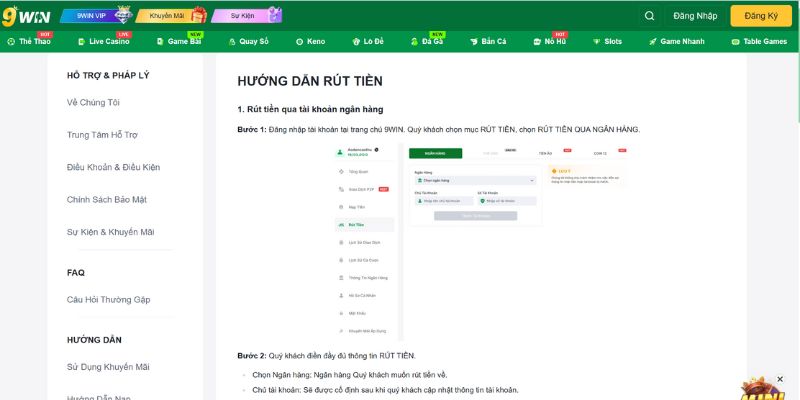 9WIN - Nhà Cái Uy Tín Với Lượt Truy Cập Tăng Mạnh 2025 Cách xử lý khi không nhận được tiền thưởng tại 9WIN
