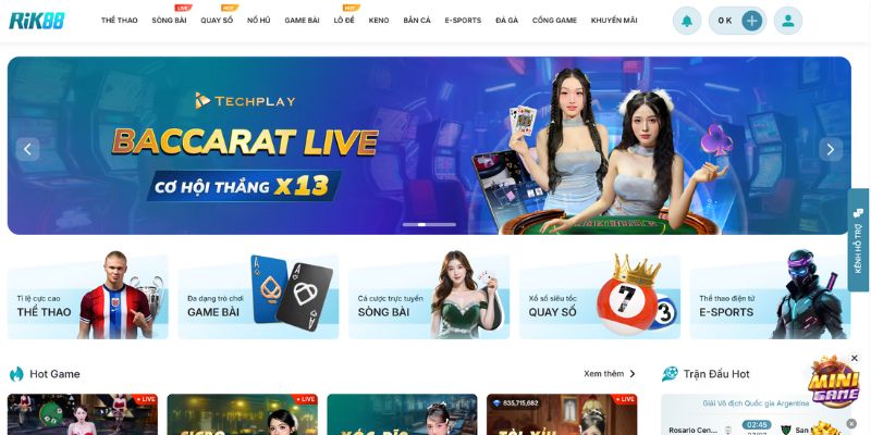 RIK88 - Trải Nghiệm Cá Cược Hợp Pháp Với Đa Dạng Trò Chơi Thông tin tổng quan về nhà cái RIK88